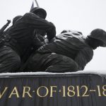 Marine Corps War Memorial (Iwo Jima Memorial), located in Virginia, USA. Tom Bridge, 2009. CC BY-NC 2.0, via Flickr.