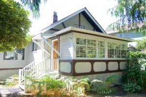 Historic Joy Kogawa House in the Marpole neighbourhood of Vancouver, BC. Raymond Kam, 2017.
